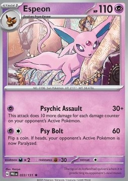 Espeon (PRE 033) Prismatic Evolutions - Singles