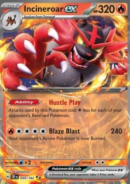 Incineroar ex (TEF 034) Temporal Forces
