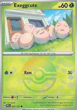 Exeggcute (xPRE 001) Prismatic Evolutions: Additionals