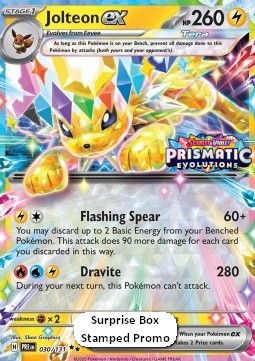 Jolteon ex (xPRE 030) Prismatic Evolutions: Additionals