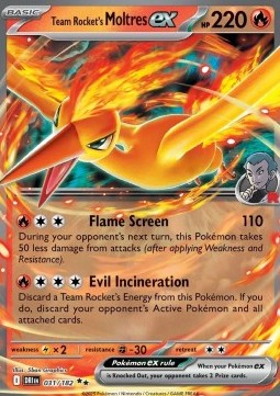 Team Rocket's Moltres ex (DRI 031) Destined Rivals