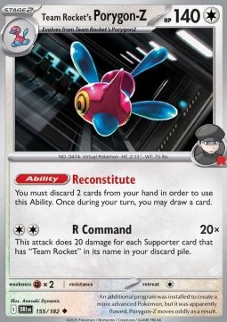 Team Rocket's Porygon-Z (DRI 155) Destined Rivals