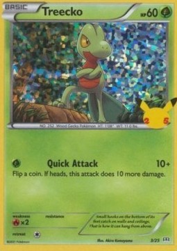 Treecko (MCD25 3) McDonald's Collection 25th Anniversary